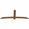 Ekena Millwork Bellingham Timber Gable Bracket, Western Red Cedar, 84"W x 35"H x 1 1/2"D x 5 1/2"F, 10/12 Pitch GBW084X35X0206BEL00SWR - alternate 2